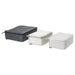 IKEA RENSARE clothes bag set of 3 grey black check pattern packing cubes travel organiser #40432506