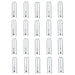 IKEA RIKTIG silver curtain hooks pack of 20 on a white background #20212204
