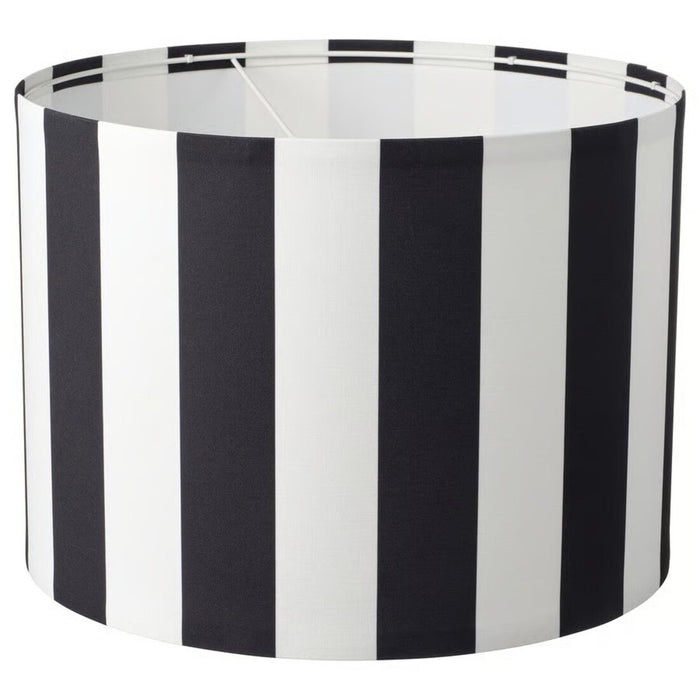 IKEA RINGSTA Lamp shade, black/white, 42 cm  90607136