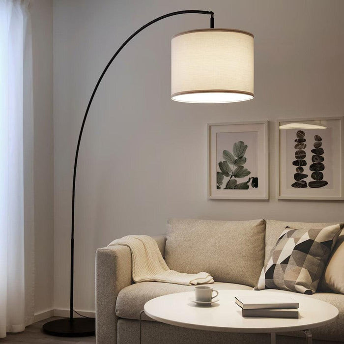 IKEA SKAFTET Table Lamp Base — Nickel-Plated, 38cm | Modern Customisable Desk Lamp with lampshade