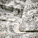 IKEA RODGERSIA duvet cover decorative button closure detail in grey and white