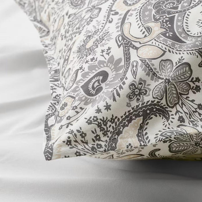 IKEA Pillow with Pillowcase, 50x80 cm (20x31 "),Grey/white