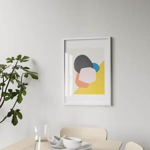 Classic and stylish white  frames from IKEA to display your memories