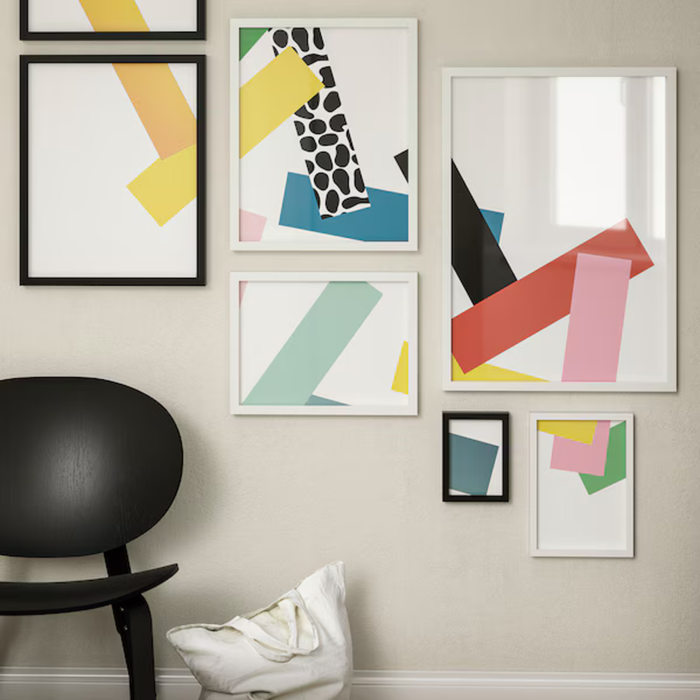 Warm and inviting white frames collection from IKEA for your home decor