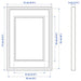 Dimensions of IKEA RÖDALM Frame, white, 10x15 cm (4x6 ")-70550032