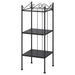 IKEA RÖNNSKÄR Black Shelving Unit - 42x103 cm - Modern storage solution 50192582