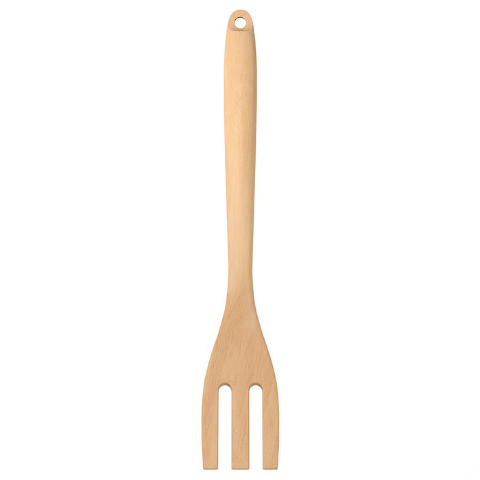 IKEA RÖRT beech wood fork with forked tip close-up view natural wood finish #80278466