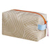 IKEA ROMELSÖN larger patterned accessory bag with leaf print zip closure and handle travel organiser
