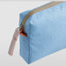 IKEA ROMELSÖN small blue dotted accessory bag with top zip and handle bathroom hook organiser