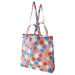  IKEA ROMELSÖN multicolour polka dot foldable carrier bag 45x36 cm front view #90640602