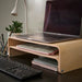 IKEA ROMELSÖN laptop case styled on modern workspace desk with keyboard and lamp
