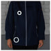 IKEA BESKYDDA reflective pin attached to jacket lapel close-up showing reflective surface detail