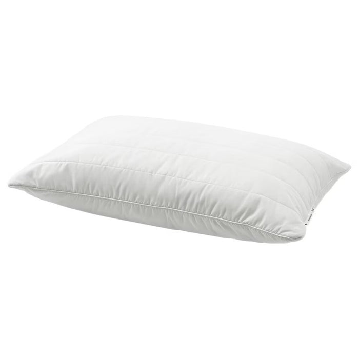 IKEA RUMSMALVA Ergonomic Pillow in white, designed for side and back sleepers-50446758