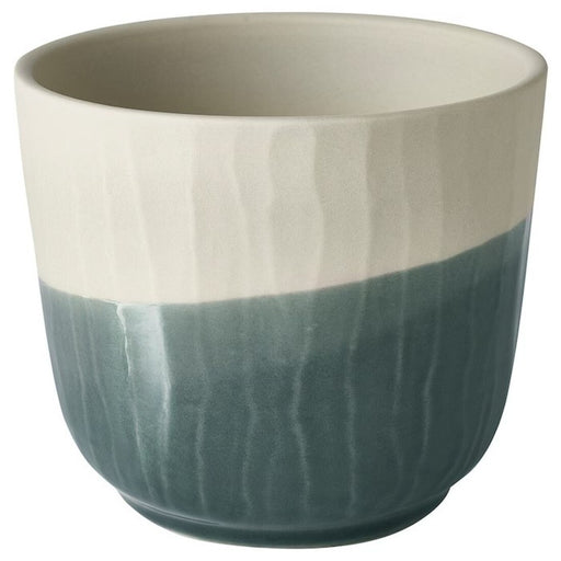 Grey handmade plant pot by IKEA – perfect for indoor decor-