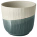 Grey handmade plant pot by IKEA – perfect for indoor decor-