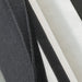 Close-up of IKEA SAKARIAS Sporda dark grey stool cover showing two-toned woven texture detail