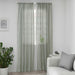 Pair of green IKEA SANDDÅDRA sheer curtains, 145x250 cm (57x98 inches)-70551362