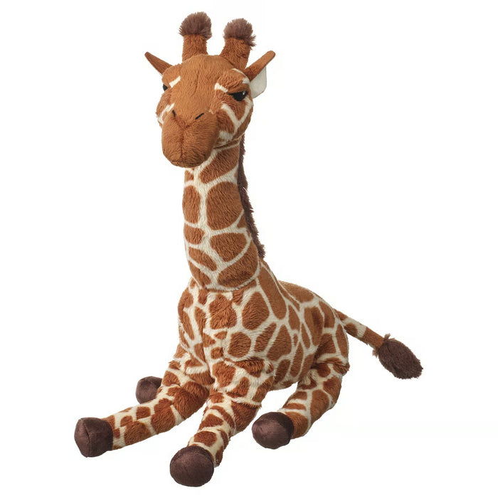 IKEA SANDLÖPARE Plush toy, baby giraffe/coffee,45 cm