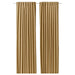 IKEA SANELA cotton velvet curtains beige-yellow pleated pair hanging straight #80589883