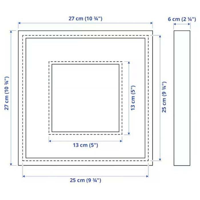 IKEA SANNAHED Frame, 25x25 cm (9 ¾x9 ¾ ")