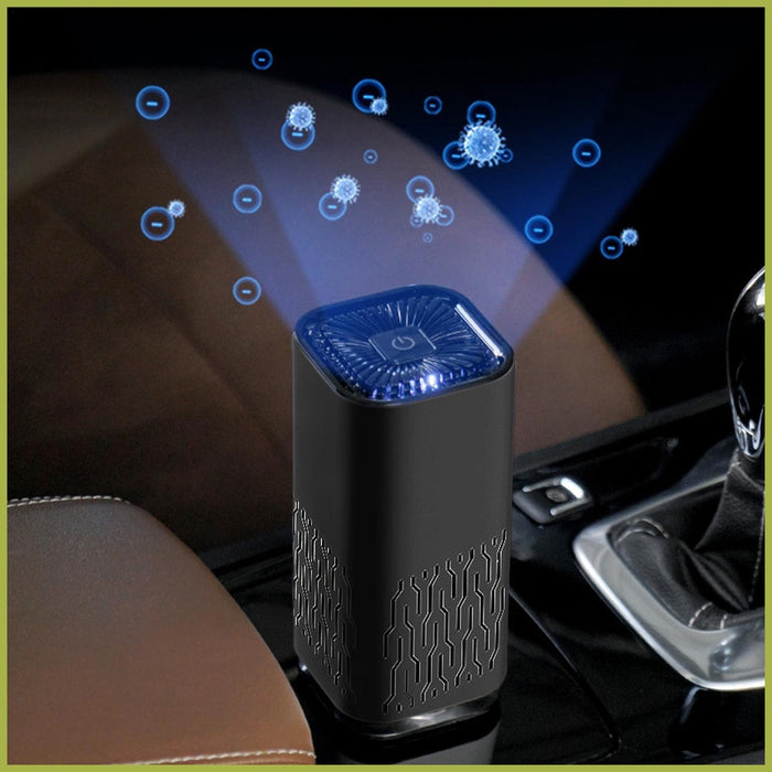 Digital Shoppy Car Air Purifier Portable Negative Ion Generator Remove Formaldehyde Dust Smoke Air Freshen Washer For Home Car