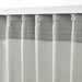 IKEA SILVERLÖNN sheer curtains with white hooks for easy hanging and adjusting
