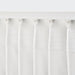 IKEA SILVERLÖNN curtains showing heading tape detail for various hanging options like rods and tracks