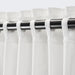 IKEA SILVERLÖNN curtains showing heading tape detail for various hanging options like rods and tracks