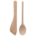 IKEA SJÖKEX 2-piece birch kitchen utensil set spoon and spatula on white background #70625320
