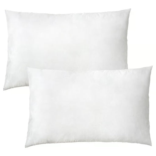 IKEA SJUKSYSTER pillow set of 2 white rectangular polyester pillows #20638725