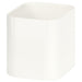 IKEA SKÅDIS white container front view attached to pegboard holding pens #40320797
