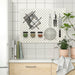 IKEA SKÅDIS transparent container with black slide-on lid, front view