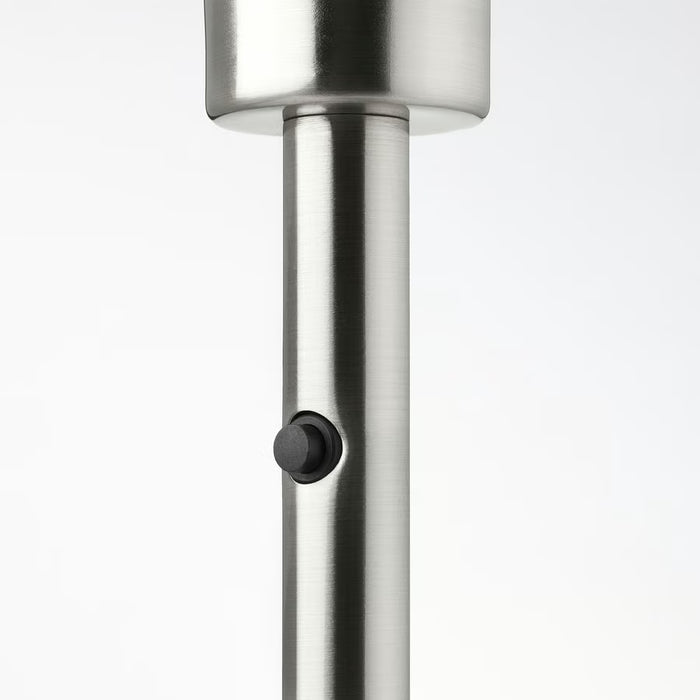 IKEA SKAFTET Table Lamp Base — Nickel-Plated, 38cm | Modern Customisable Desk Lamp