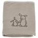 IKEA SKÖTSAM babycare mat cover beige terry with bunny print flat lay 53x83cm #80625225