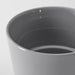 Digital Shoppy Side view of the IKEA SKOGSVINBÄR 12 cm grey plant pot, showing its durable construction and stylish look 20508451