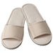 IKEA SKOVELSJÖN beige waffle-textured slippers pair L/XL size on white background #60512984