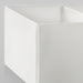 IKEA SKUBB white storage boxes set of 3 shown together