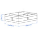 IKEA SKUBB white compartment box measurement diagram showing 44x34x11 cm dimensions