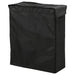 IKEA SKUBB black laundry bag with stand upright rectangular shape slim design for narrow spaces #50224045