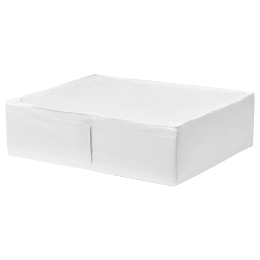 IKEA SKUBB white storage case 65x53x19 cm flat view with ventilation corners under-bed wardrobe organiser #90591060