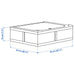 IKEA SKUBB storage case dimension illustration showing width depth and height measurements