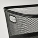 IKEA SLÅTTERÄNG anthracite storage basket 25x32x15 cm home organising view