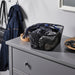 IKEA SLÅTTERÄNG anthracite mesh storage basket with side handles for easy carrying