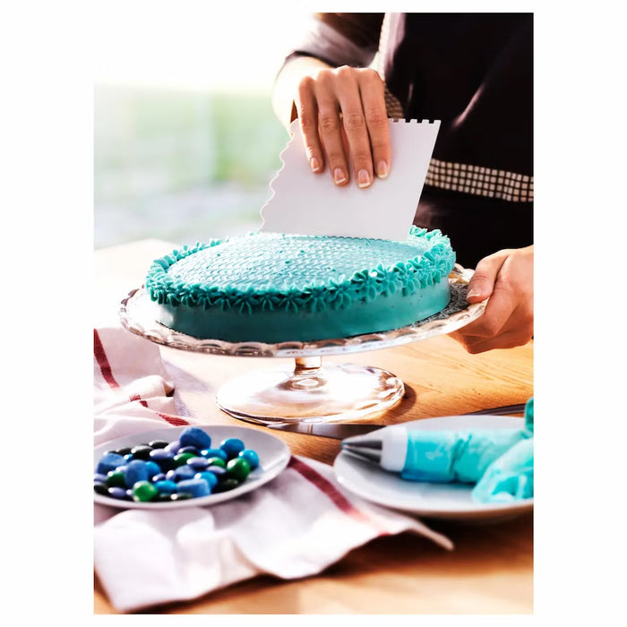 IKEA SMAKSAM Cake Decoration Set — 9-Piece | Pastry Bag, Piping Tubes & Comb