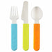 IKEA SMASKA 3-piece kids cutlery set colourful knife fork and spoon for toddlers #70158191