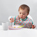  IKEA SMASKA children's cutlery set laid out on white background showing knife fork and spoon