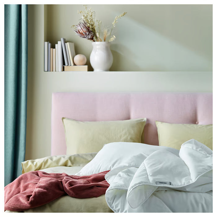 IKEA SMÅSPORRE light warm duvet 150x200 cm packaged in cylindrical roll pack