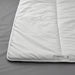  IKEA SMÅSPORRE warm duvet 240x220 cm laid out flat white bedding