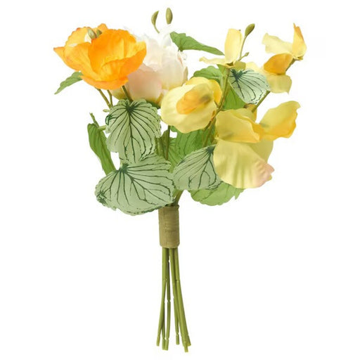 "IKEA SMYCKA Artificial Bouquet: lifelike floral arrangement in vibrant colors"