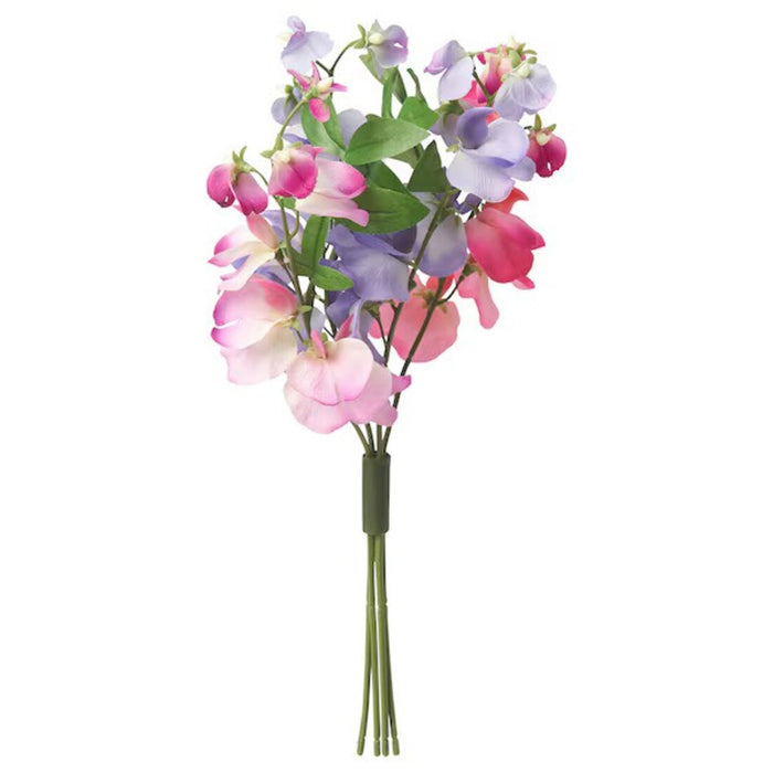 IKEA SMYCKA Artificial flower, in/outdoor bouquet/multicolour Sweet pea, 33 cm (13 ")